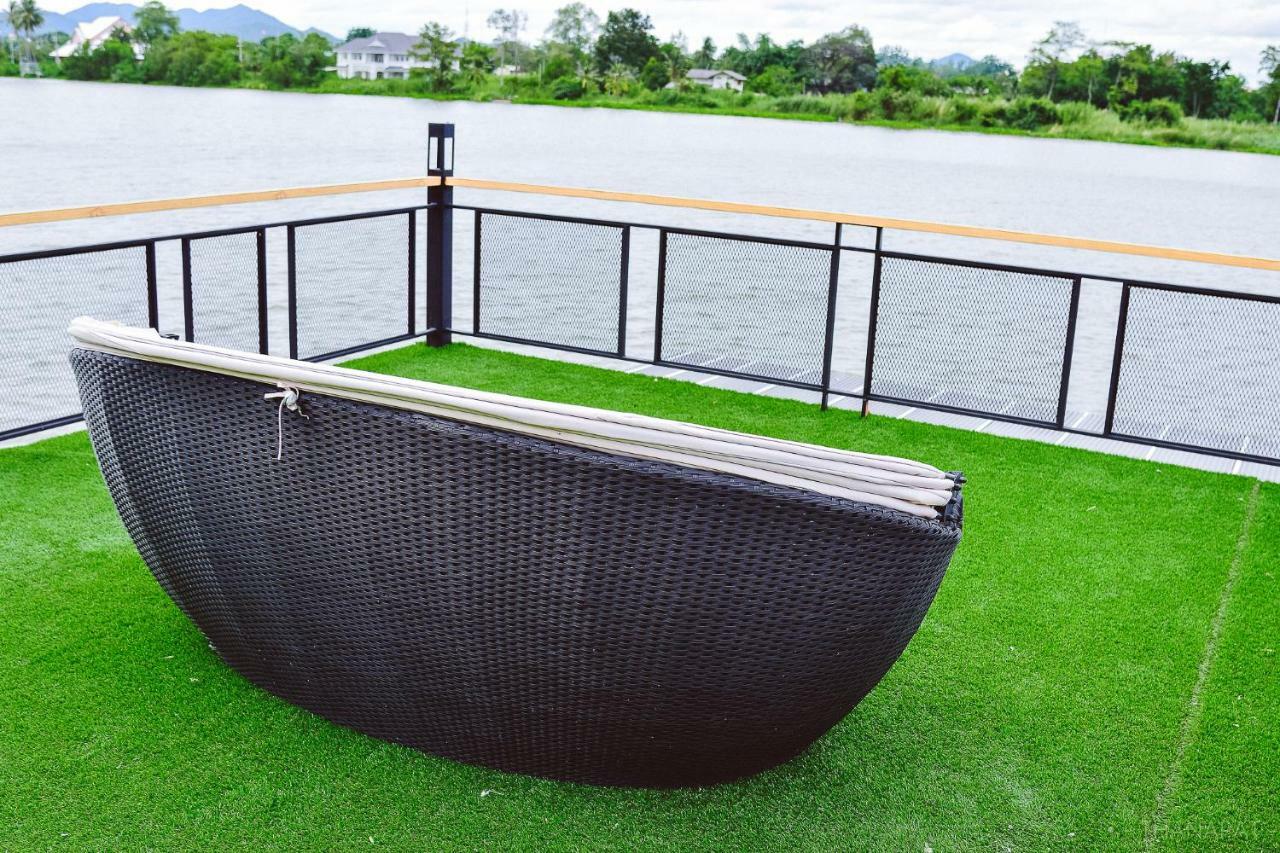 Blue Sky Raft At Kanchanaburi Ngoại thất bức ảnh